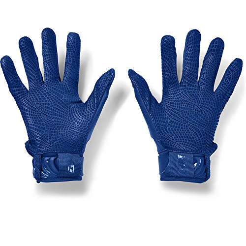 Under Armour Men's Harper Pro 20 Baseball Gloves , Royal Blue (400)/Metallic Silver , Small