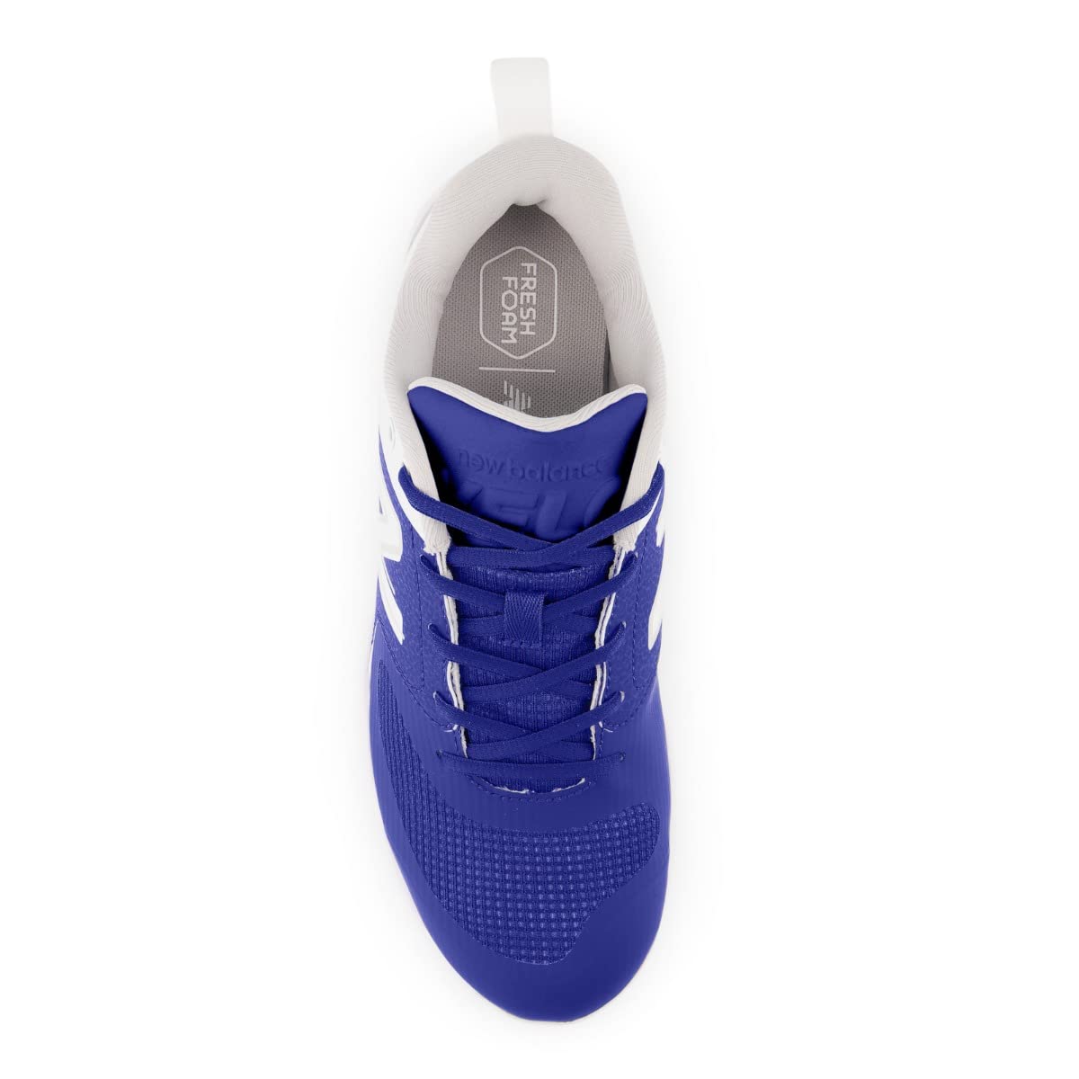 New Balance Women's Fresh Foam Velo V3 Softball Shoe, Blue/White, 7