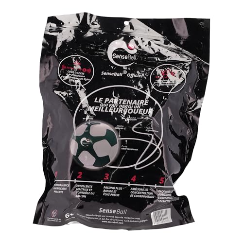 SenseBall Soccer Ball - Training Gear for Kids & Adults - Improve Skills & Control with 50 Video Exercises & Personal Soccer Coach App