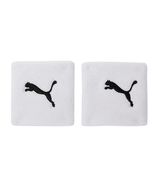 PUMA Men's Cat Wristbands-Knitted, White-Black, UA