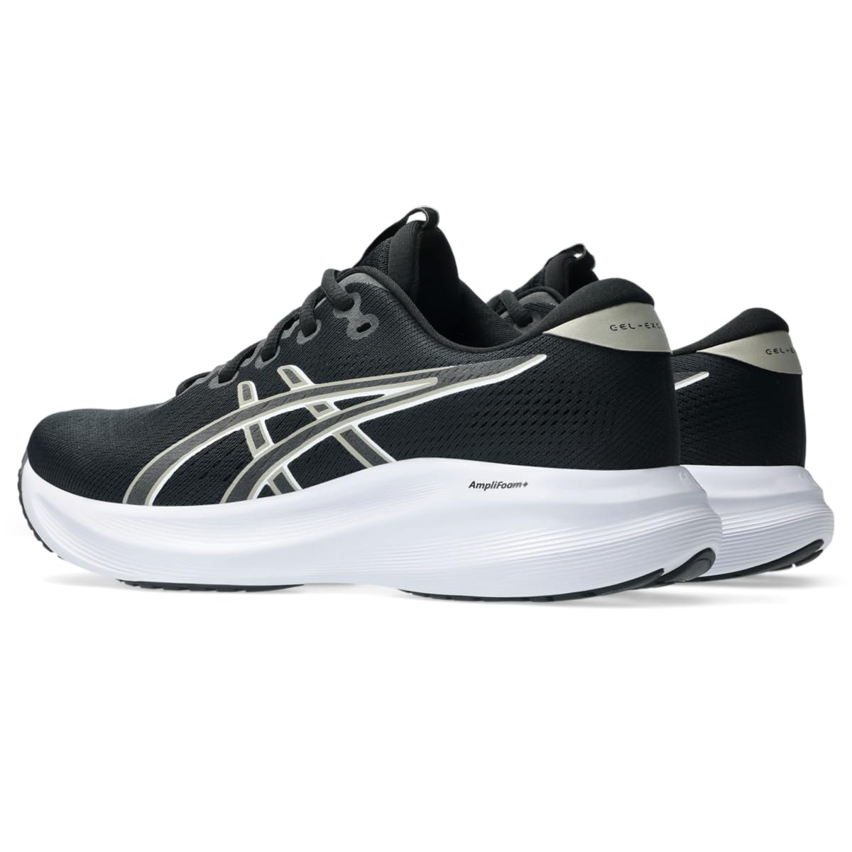 ASICS Men's Gel-Excite 11 Running Shoes, 12, Black/Meteor Grey