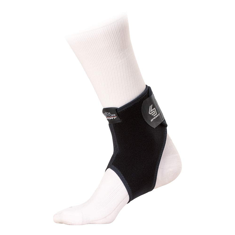 Shock Doctor Ankle Comp SLV Wrap Blk L