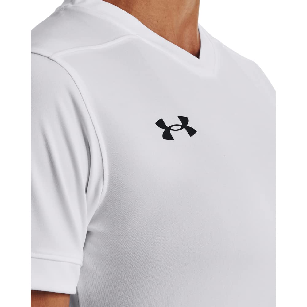 Under Armour Womens Maquina 3.0 Jersey, (100) White / / Black, Small