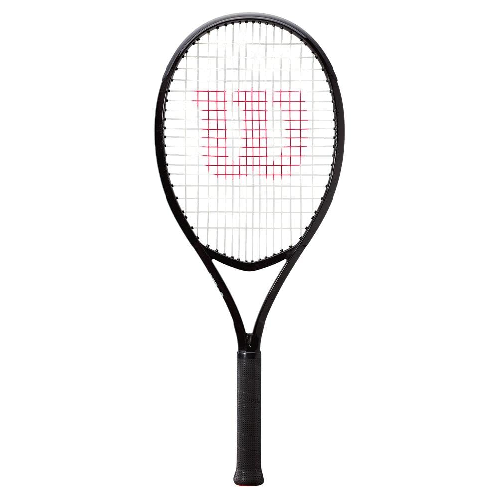 WILSON XP 1 Adult Recreational Tennis Racket - Grip Size 2-4 1/4", Black