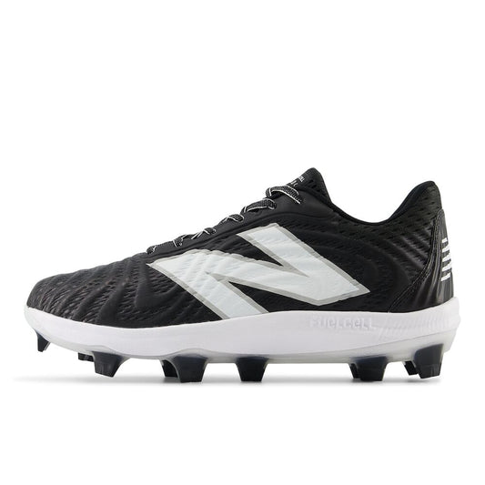 New Balance Men's FuelCell 4040 V7 Molded Baseball Shoe, Black/Optic White, 11