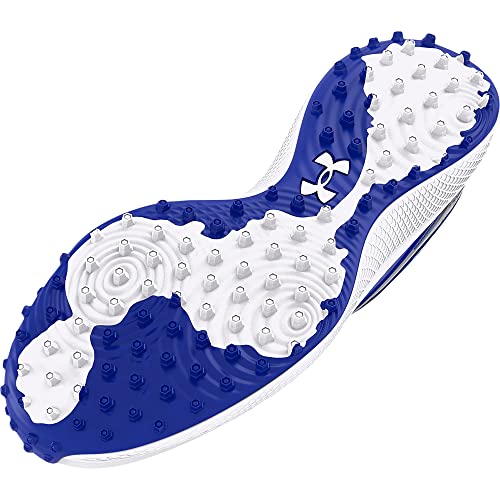 Under Armour Men's Yard Low Turf Baseball Shoe, (401) Royal/White/White, 6.5
