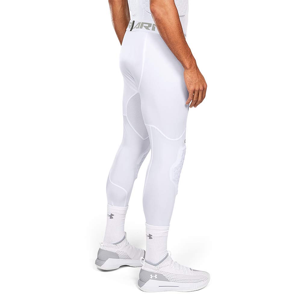 Under Armour Gameday Armour 2Pad 3/4 Tight Bball-WHT,MD