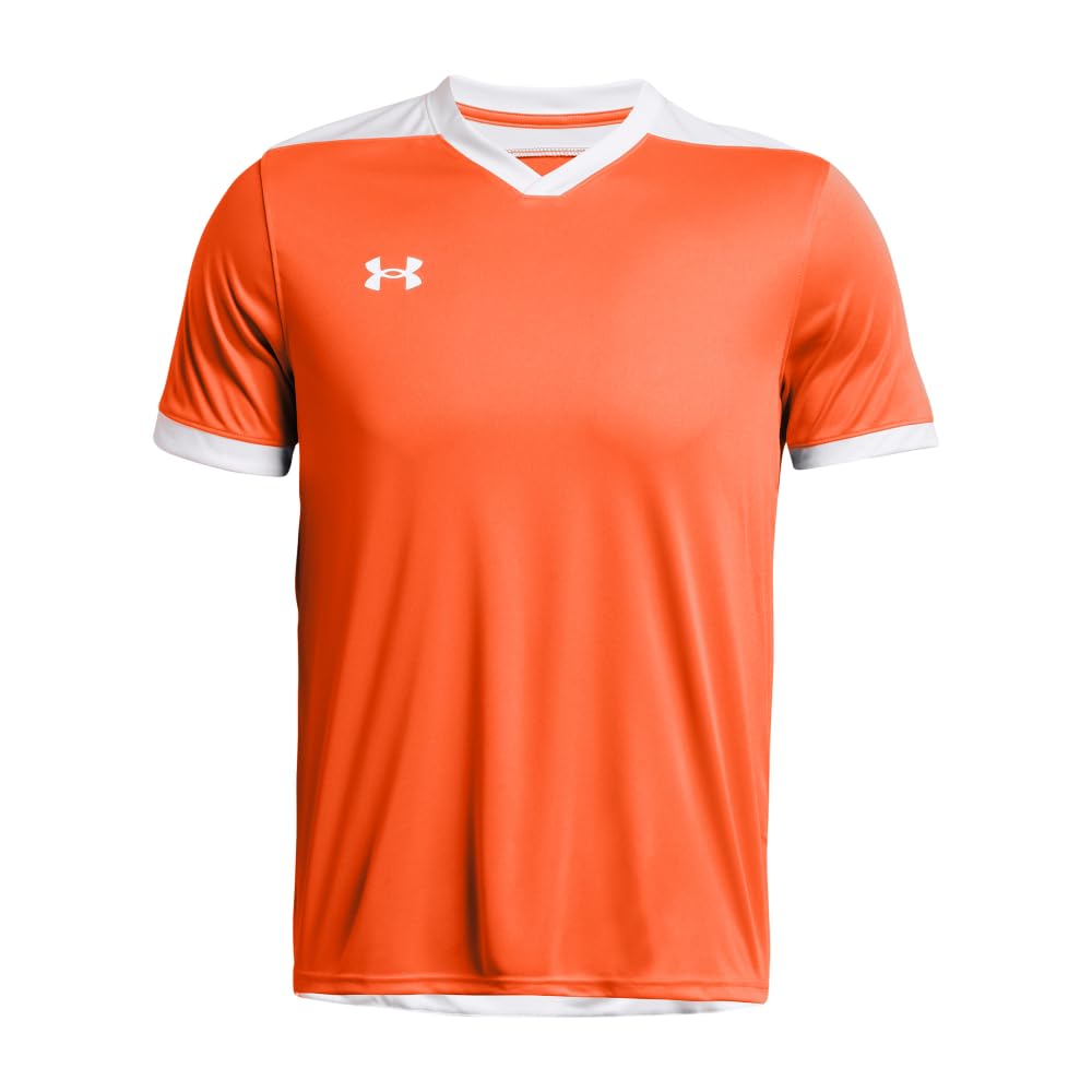 Under Armour Men's Maquina 3.0 Jersey, (800) Team Orange / / White, Large