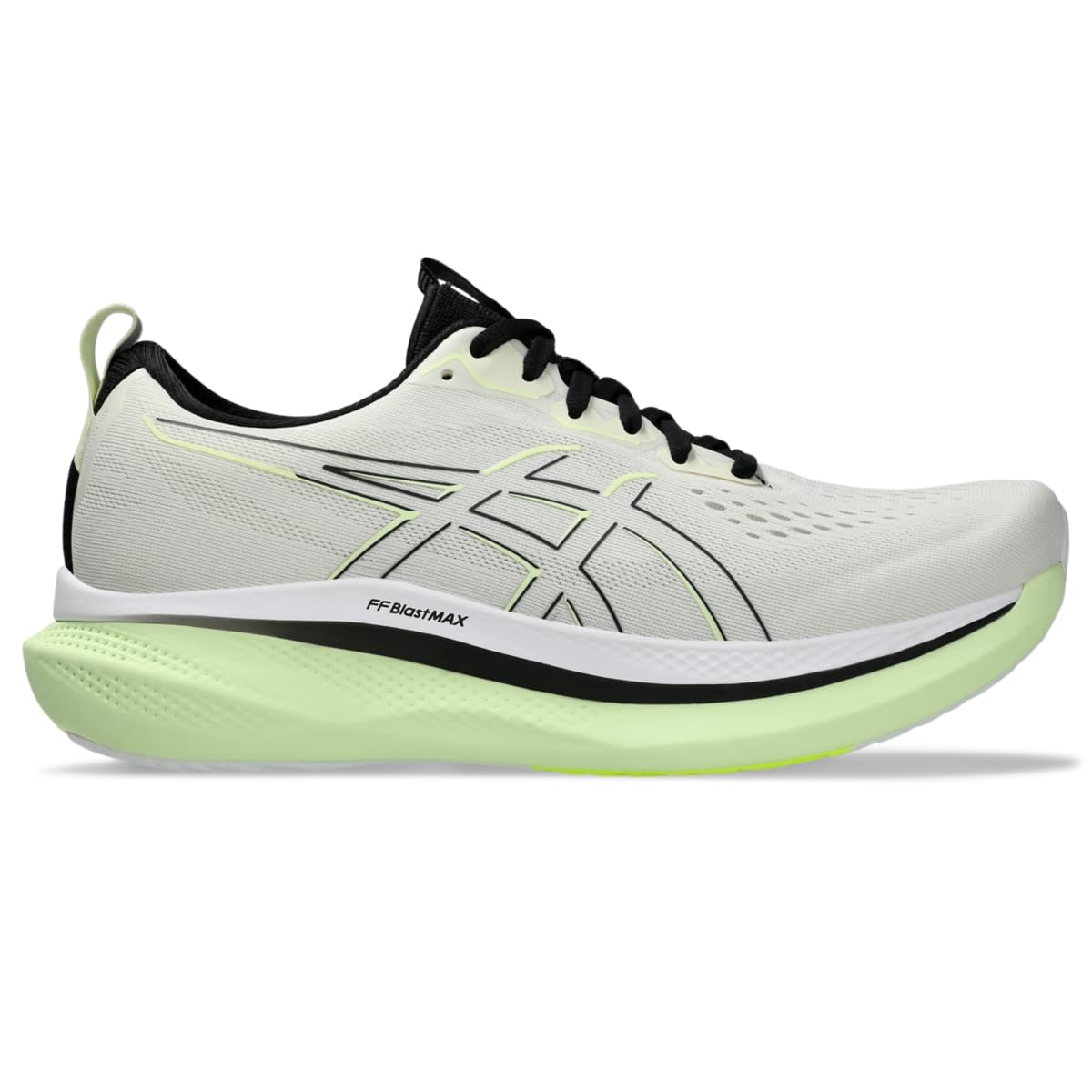 ASICS Men's GLIDERIDE MAX Running Shoe, 10, Birch/Black