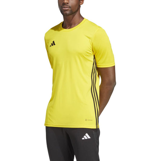 adidas Men's Tabela 23 Jersey, Team Yellow/Black, Large
