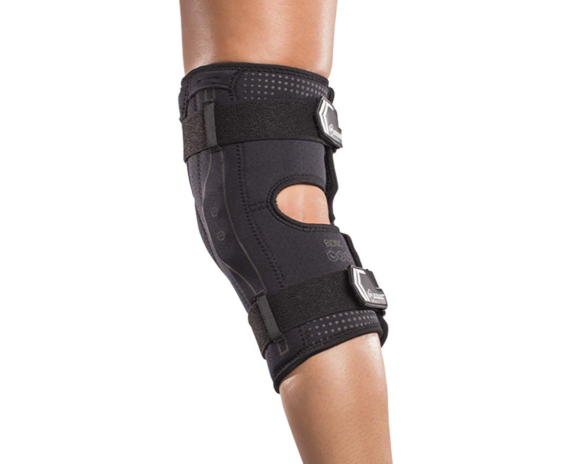 DonJoy Performance Bionic Knee Brace – Hinged (Black/X-Large - 2 Pack) Adjustable Patella Support, Lateral/Medial Ligament (ACL, MCL, LCL), Meniscus, Knee Sprains, Sports - Value Bundle