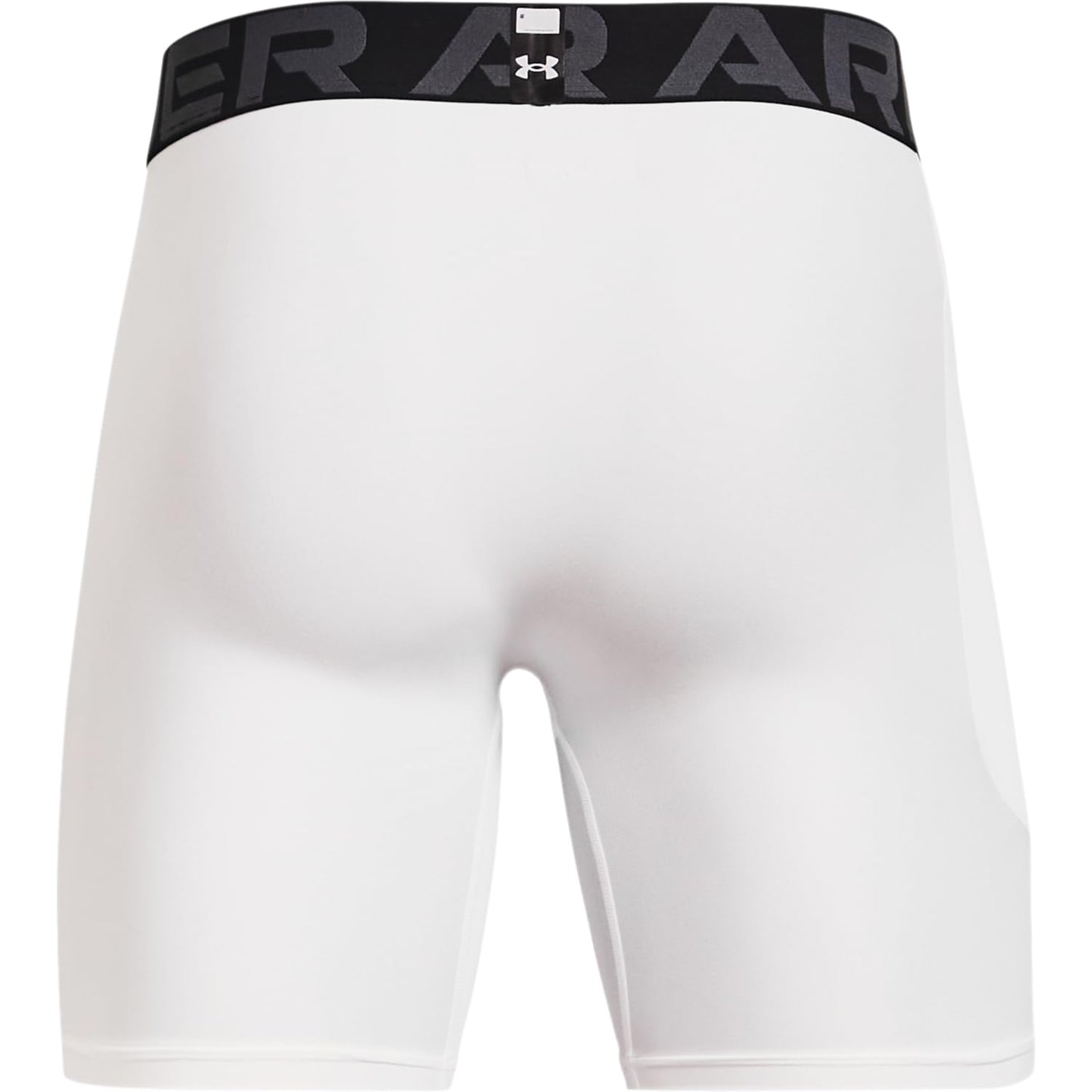 Under Armour Men's Armour HeatGear Compression Shorts , White (100)/Black, X-Large