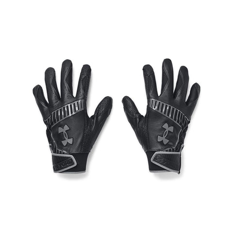 Under Armour Men's Yard 9 Baseball Gloves, (001) Black / / Pitch Gray, X-Large