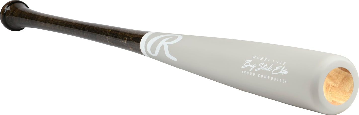Rawlings | Big Stick Elite Wood Baseball Bat | 110 Profile | Maple/Bamboo Composite - 33"