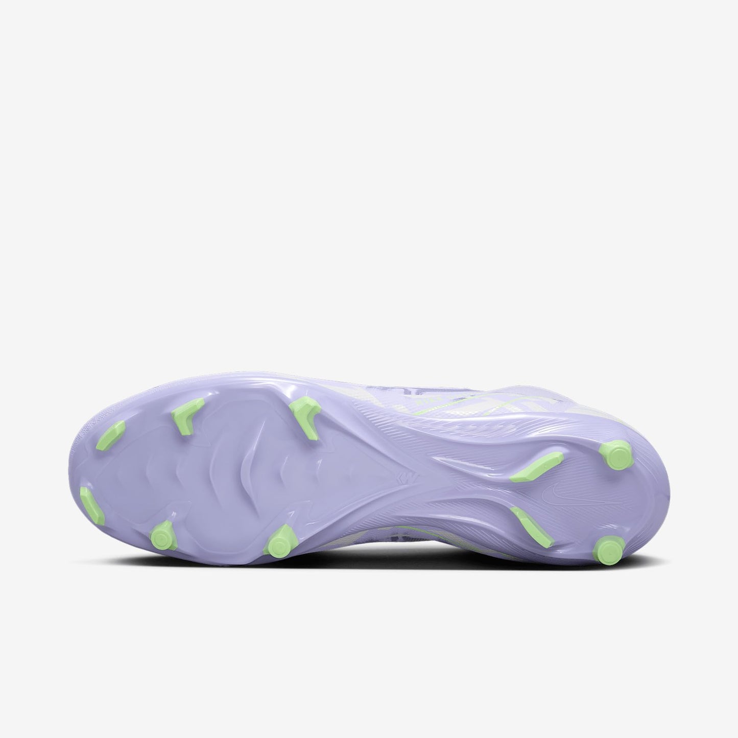 Nike United Mercurial Superfly 10 Academy MG High-Top Soccer Cleats (HF1601-500, Purple Agate/Barely Volt) Size 8.5