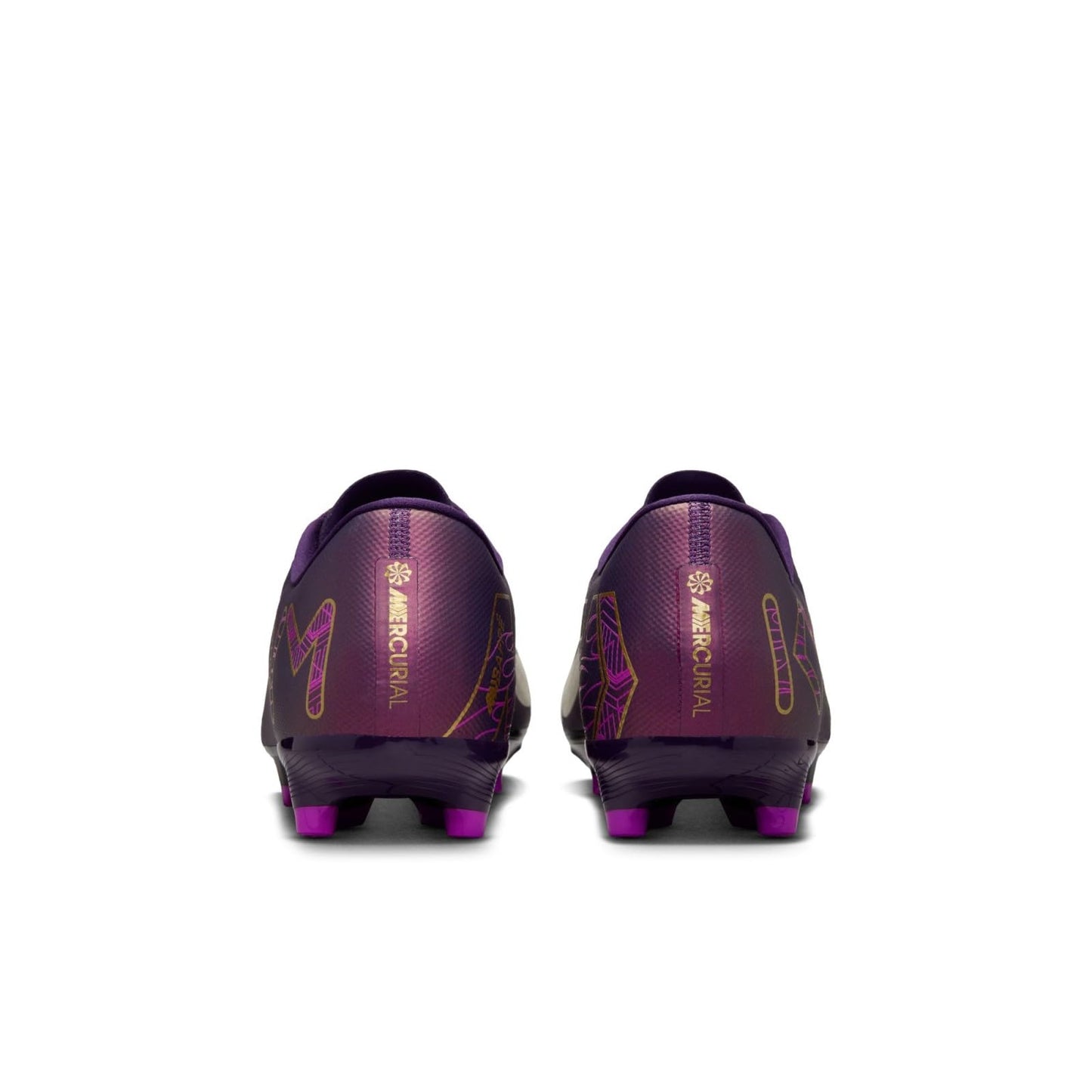 Nike Mercurial Vapor 16 Academy Kylian Mbappe MG Low-Top Soccer Cleats (FQ8377-500, Grand Purple/Pale Ivory) Size 7.5