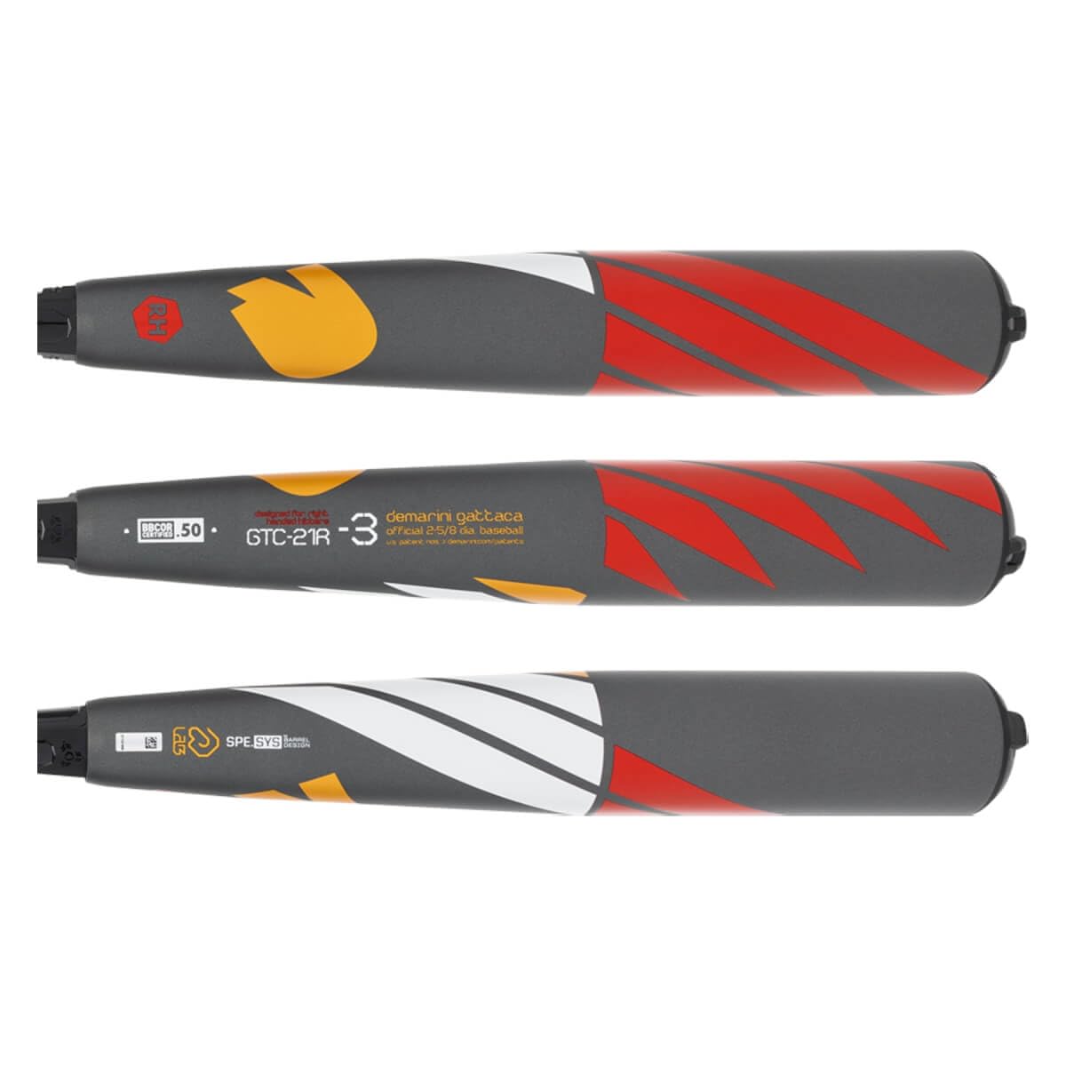 DeMarini Gattaca BBCOR Baseball Bat: WTDXGTC21 33" 30 oz.