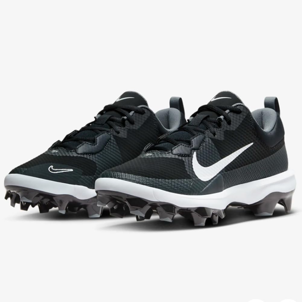 Nike Force Trout 9 Pro Low Rubber Baseball Cleats SZ 12 Black | White
