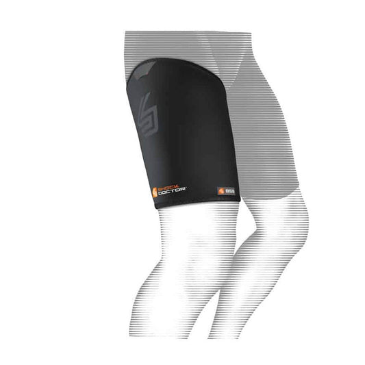 Shock Doctor Thigh-Groin Sleeve (Black, XX-Large)