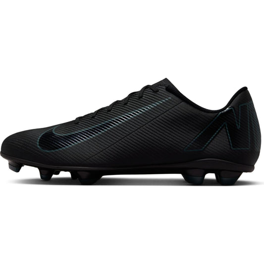 Nike Mercurial Vapor 16 Club MG Low-Top Soccer Cleats (FQ8441-002, Black/Deep Jungle/Black) Size 8