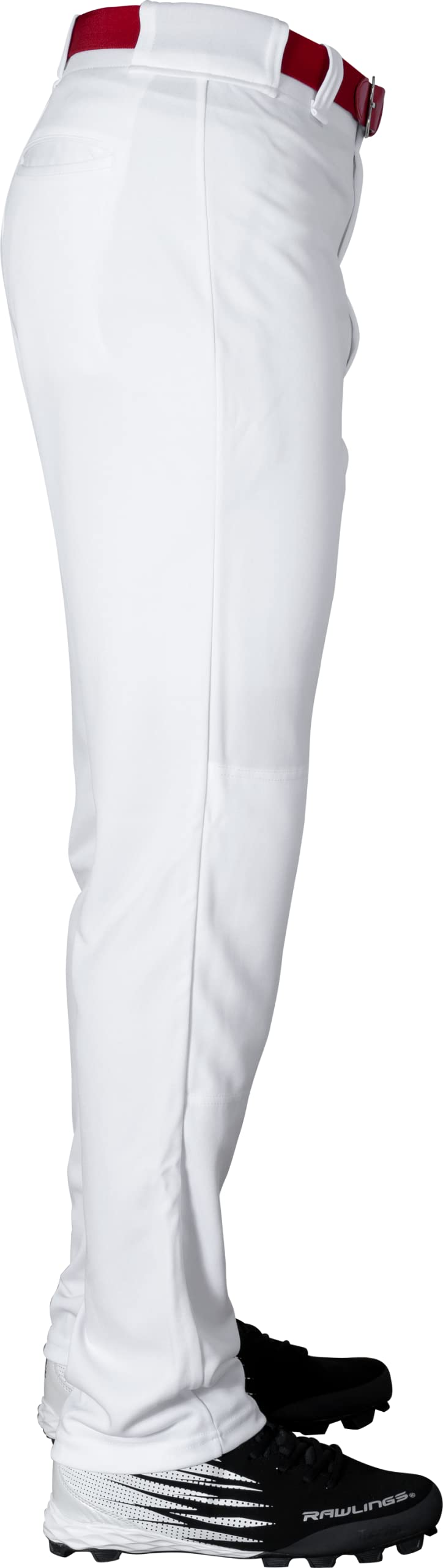 Rawlings | BP31SR Baseball Pants | Semi-Relaxed Fit | White | Adult Small