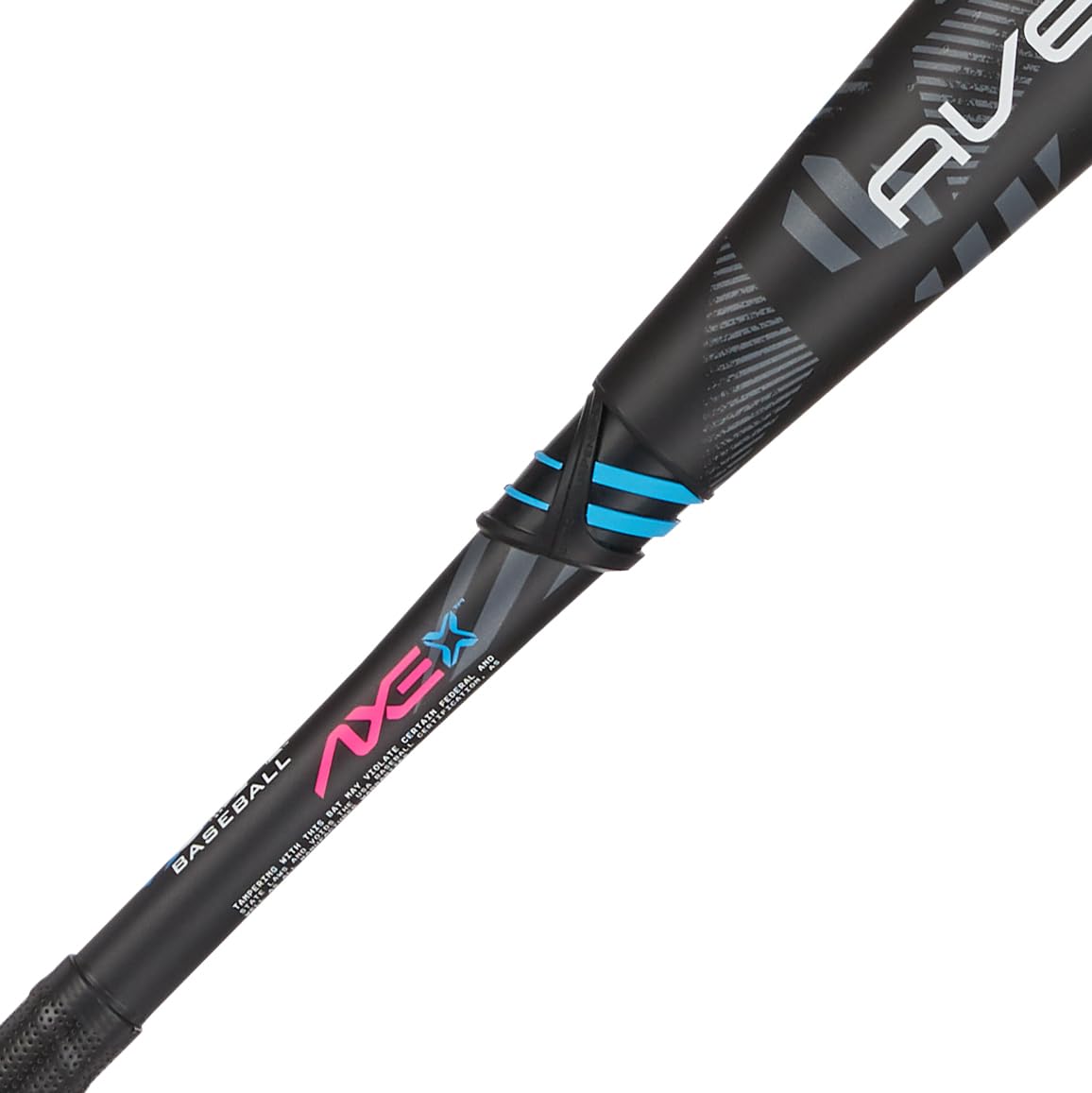 Axe | Avenge Pro 3 Hybrid | USA Baseball Bat | Drop -10/-8 | 3-Piece Hybrid | 2 5/8" Barrel | Black/Blue/Pink (Pro Standard Handle, -10, Carbon Fiber, 1, 27", Avenge Pro 3 Hybrid USA)
