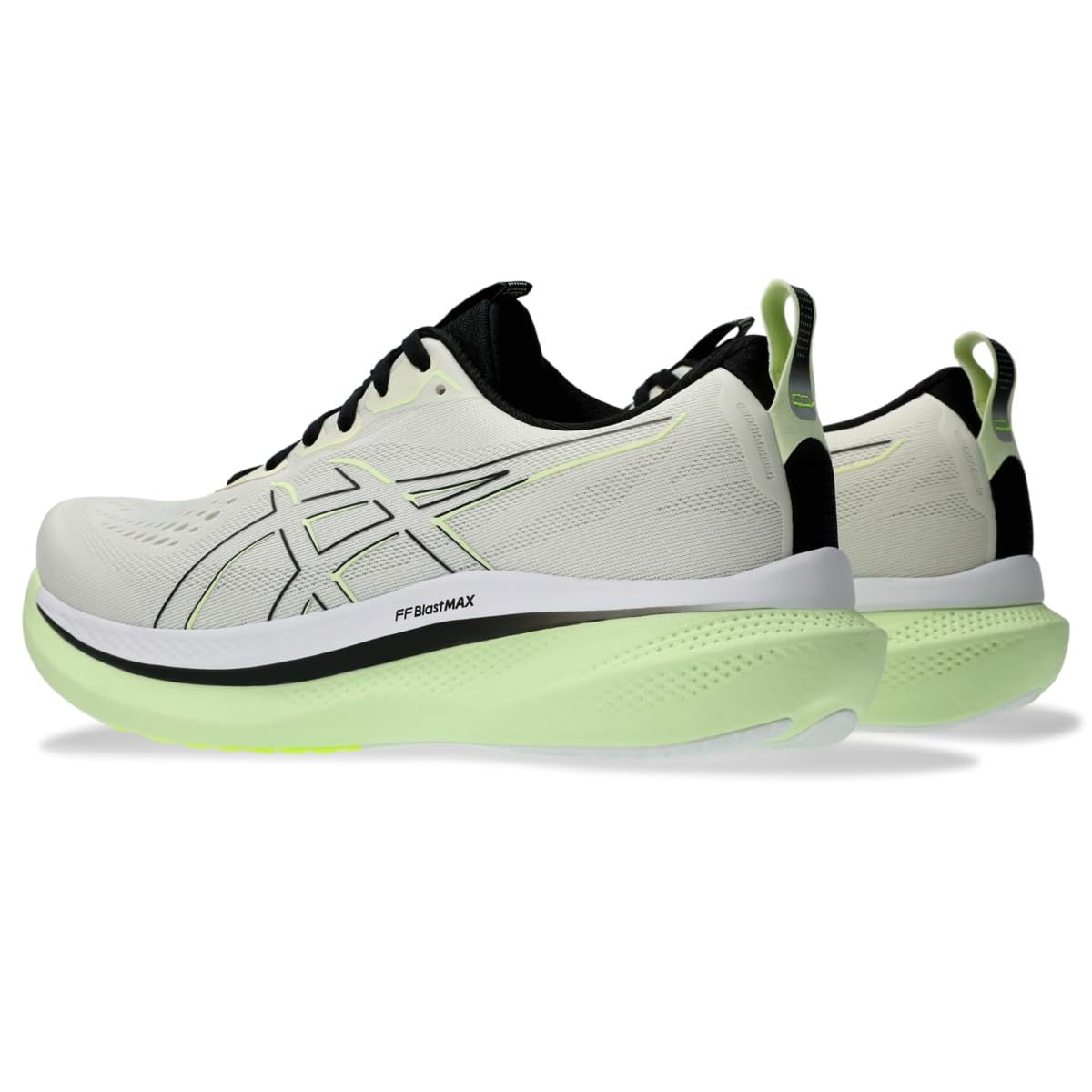 ASICS Men's GLIDERIDE MAX Running Shoe, 10, Birch/Black