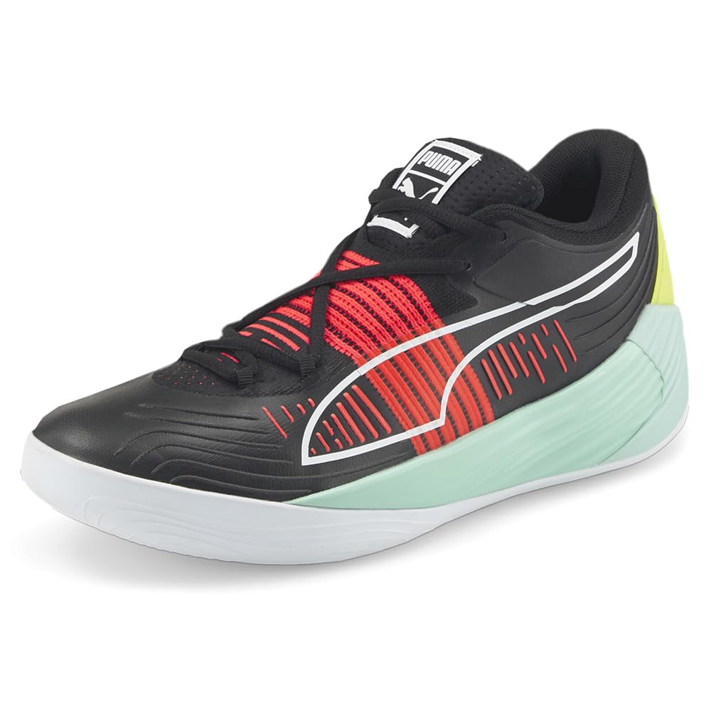 PUMA Mens Fusion Nitro Basketball Sneakers Shoes - Black - Size 12 M