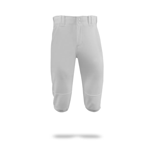 MARUCCI Adult EXCEL Double-Knit Short Baseball Pant, White, Adult X-Small
