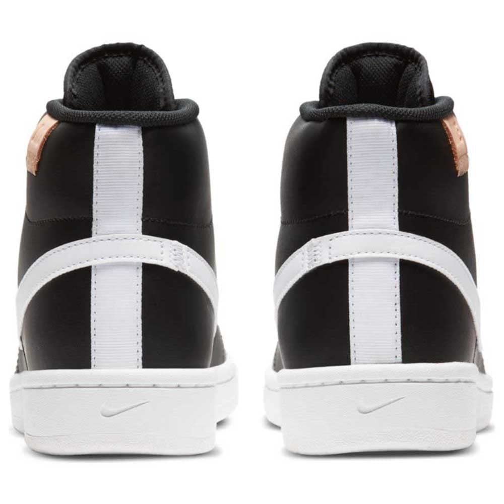 NIKE Men's Court Royale 2 MID Tennis Shoe, Black White Onyx, 11