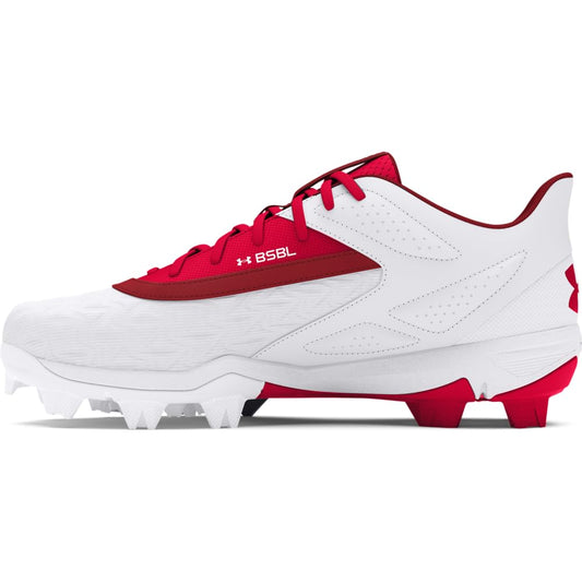 Under Armour Boys' Leadoff Low RM JR 3.0, (600) Red/White/Red, 6, US
