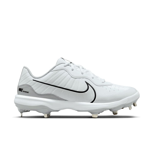 Nike mens Alpha Huarache Varsity 4 Low Metal Baseball Cleats, Black Gray, 13