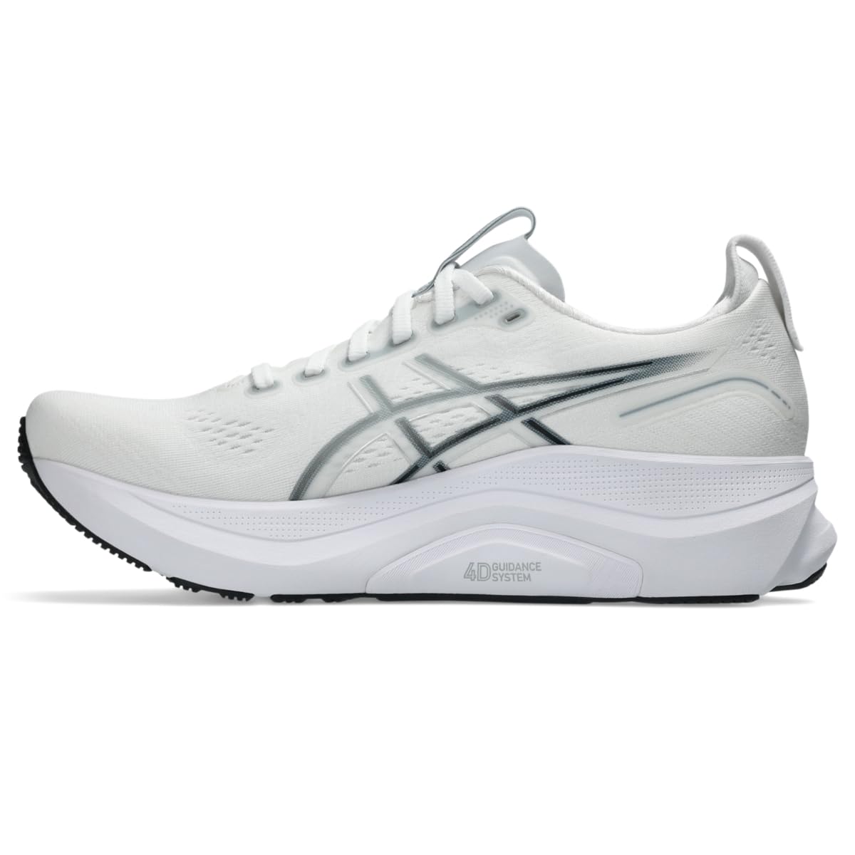 ASICS Men's Gel-Kayano 32 Running Shoes, 9.5, White/Pure Silver