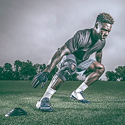 DonJoy Performance Bionic Knee Brace – Hinged (Black/X-Large - 2 Pack) Adjustable Patella Support, Lateral/Medial Ligament (ACL, MCL, LCL), Meniscus, Knee Sprains, Sports - Value Bundle