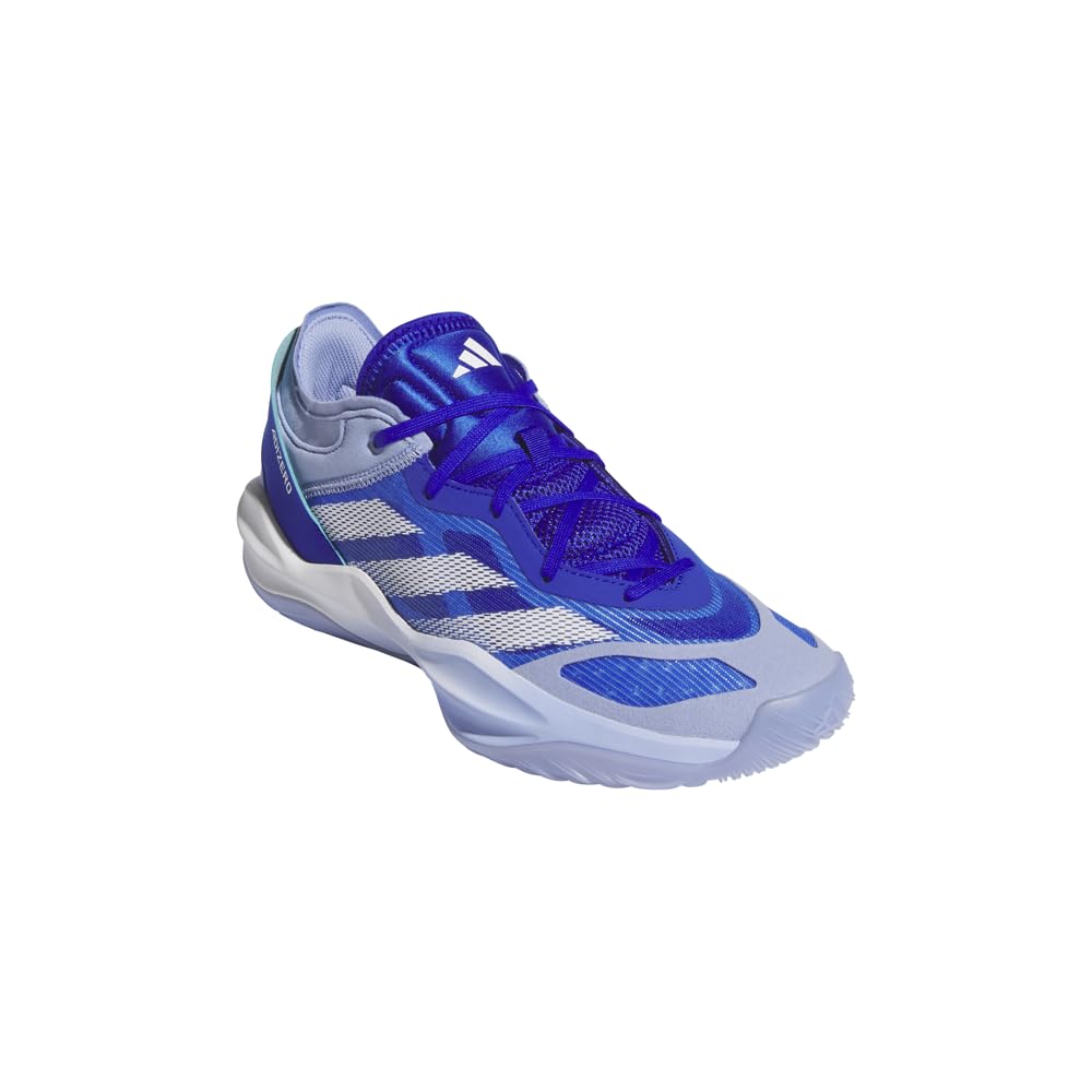 adidas Unisex Adizero Select 2.0 Basketball Sneaker, Lucid Blue/White/Blue Spark, 8 US Men