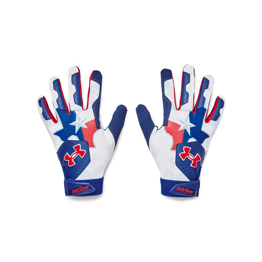 Under Armour Men's Clean Up Culture Baseball Gloves, (400) Royal/White/Red, XX-Large