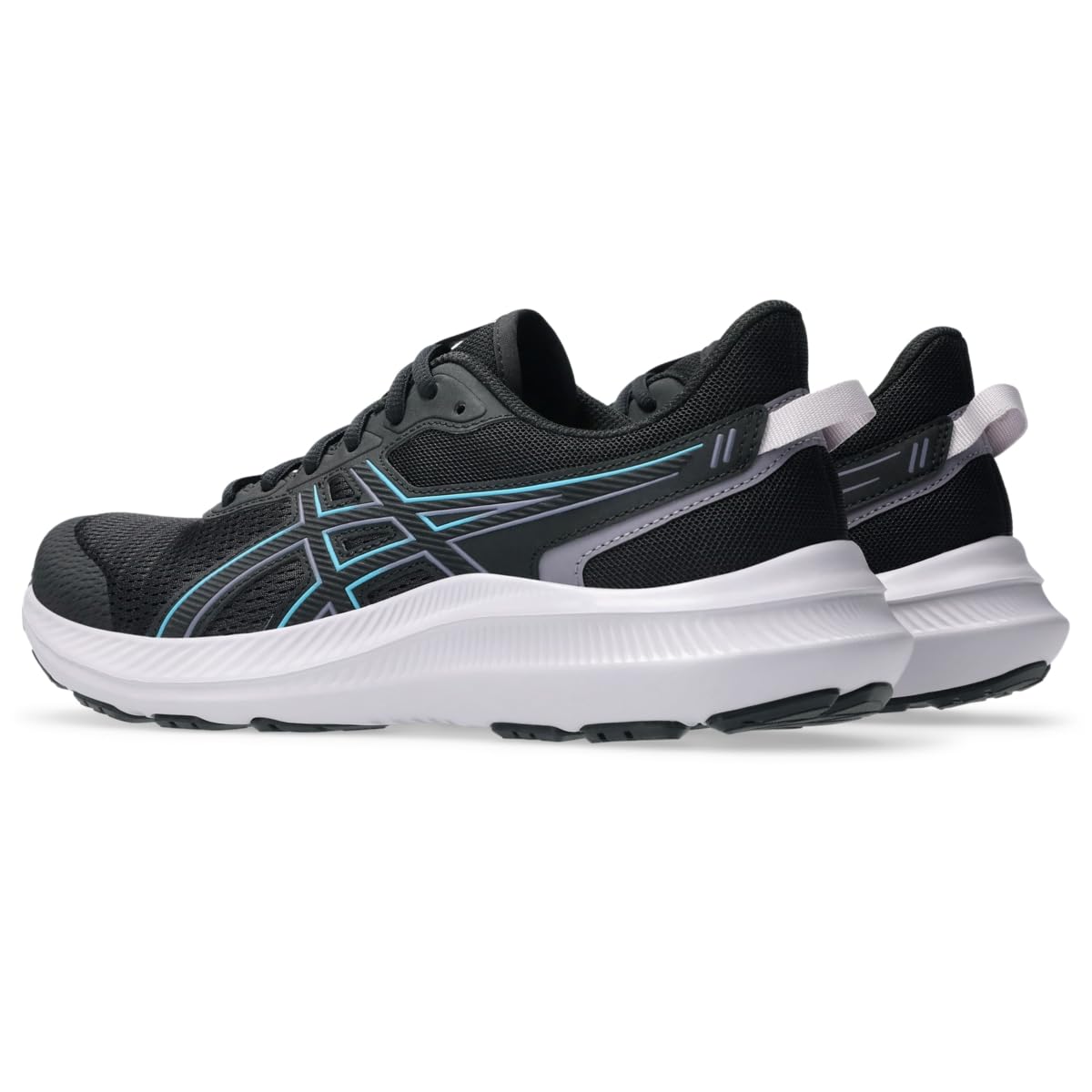 ASICS Women's JOLT 5 Running Shoe, 10, Black/Lavender Grey