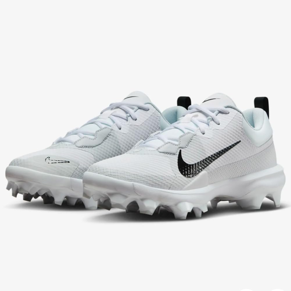 Nike Force Trout 9 Pro Low Rubber Baseball Cleats SZ 14 White | Black
