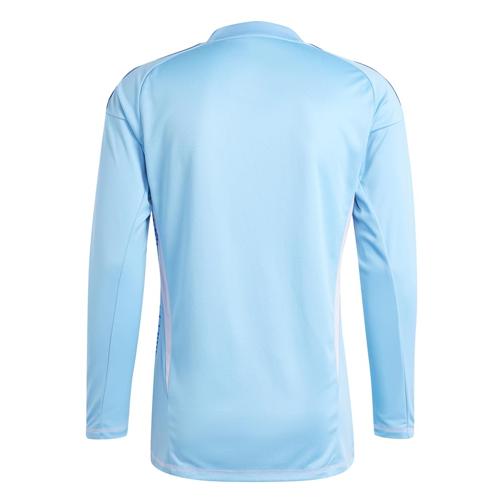 adidas Mens Tiro24 Competition Goal Keeper V Neck Short Sleeve Jersey Football Casual - Blue - Size M