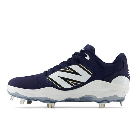 New Balance Men's Fresh Foam X 3000 V7 Baseball Shoe, Team Navy/White, 10