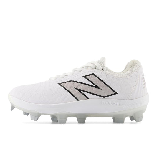 New Balance Women's FuelCell Fuse V4 Molded Softball Shoe, Optic White/Raincloud, 9