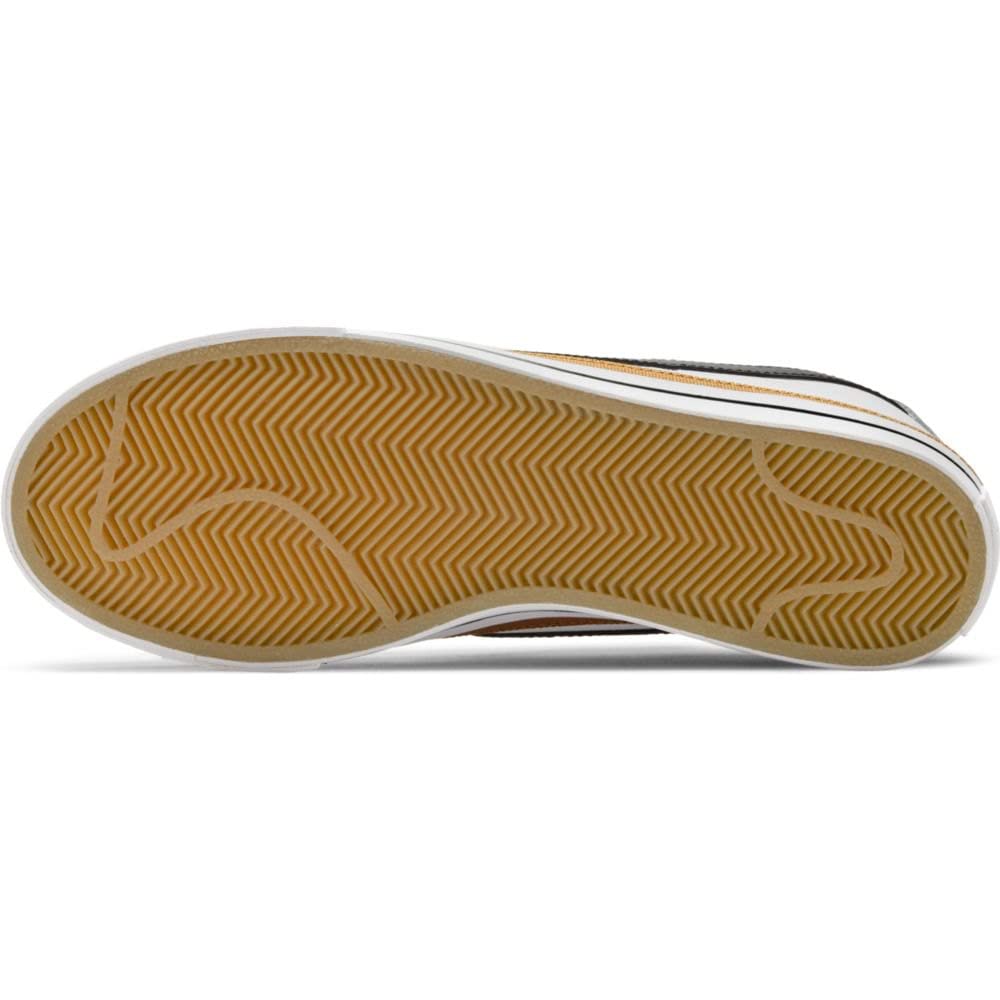 NIKE Women's Court Legacy Sneaker, White/Desert Ochre/Team Orange/Black, 7.5
