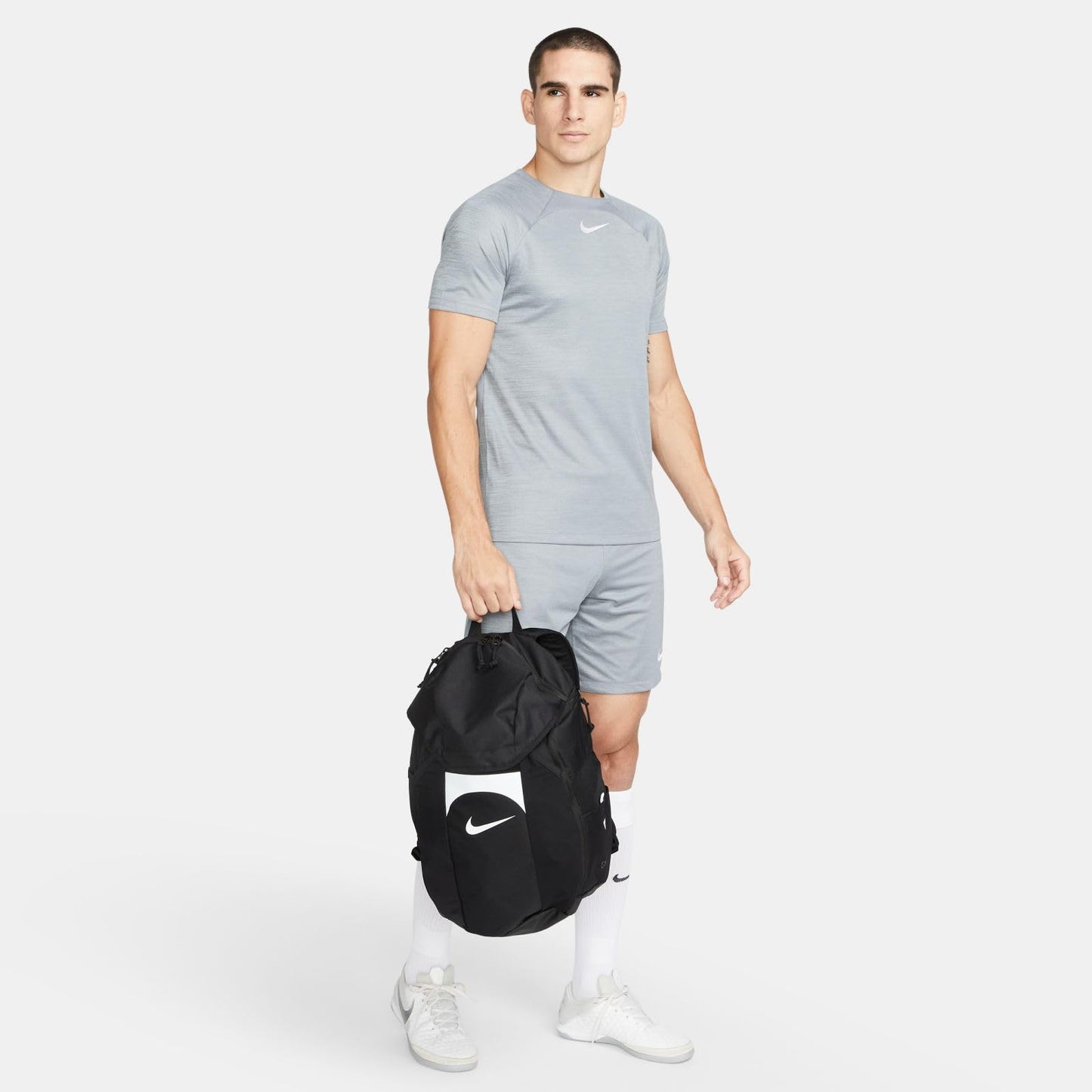 NIKE Backpack, Black, White, Talla única