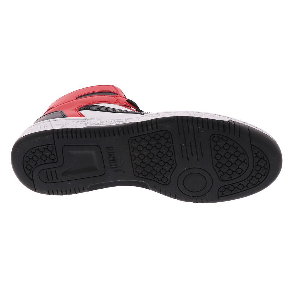 PUMA Rebound Layup Scratch Mens Basketball 12 DM US WhiteBlackRed
