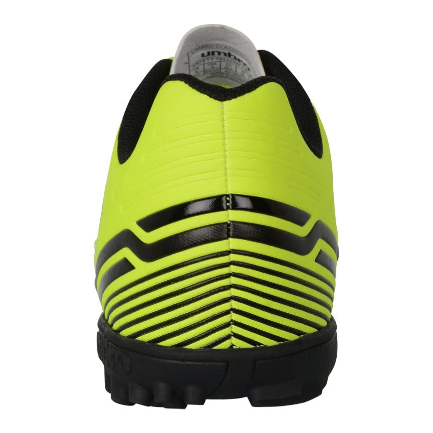 Umbro Men's Classico 13 TF Soccer Turf Shoe, Safety Yellow/Black, 10