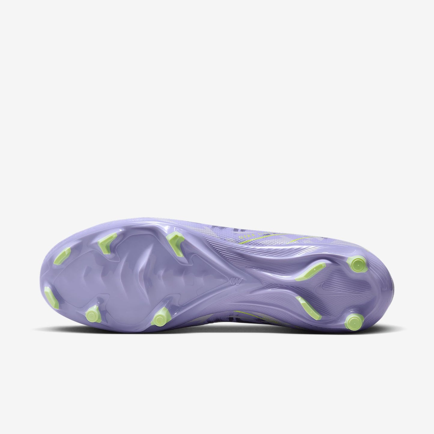 Nike United Mercurial Vapor 16 Academy MG Low-Top Soccer Cleats (HF1604-500, Purple Agate/Barely Volt) Size 7.5