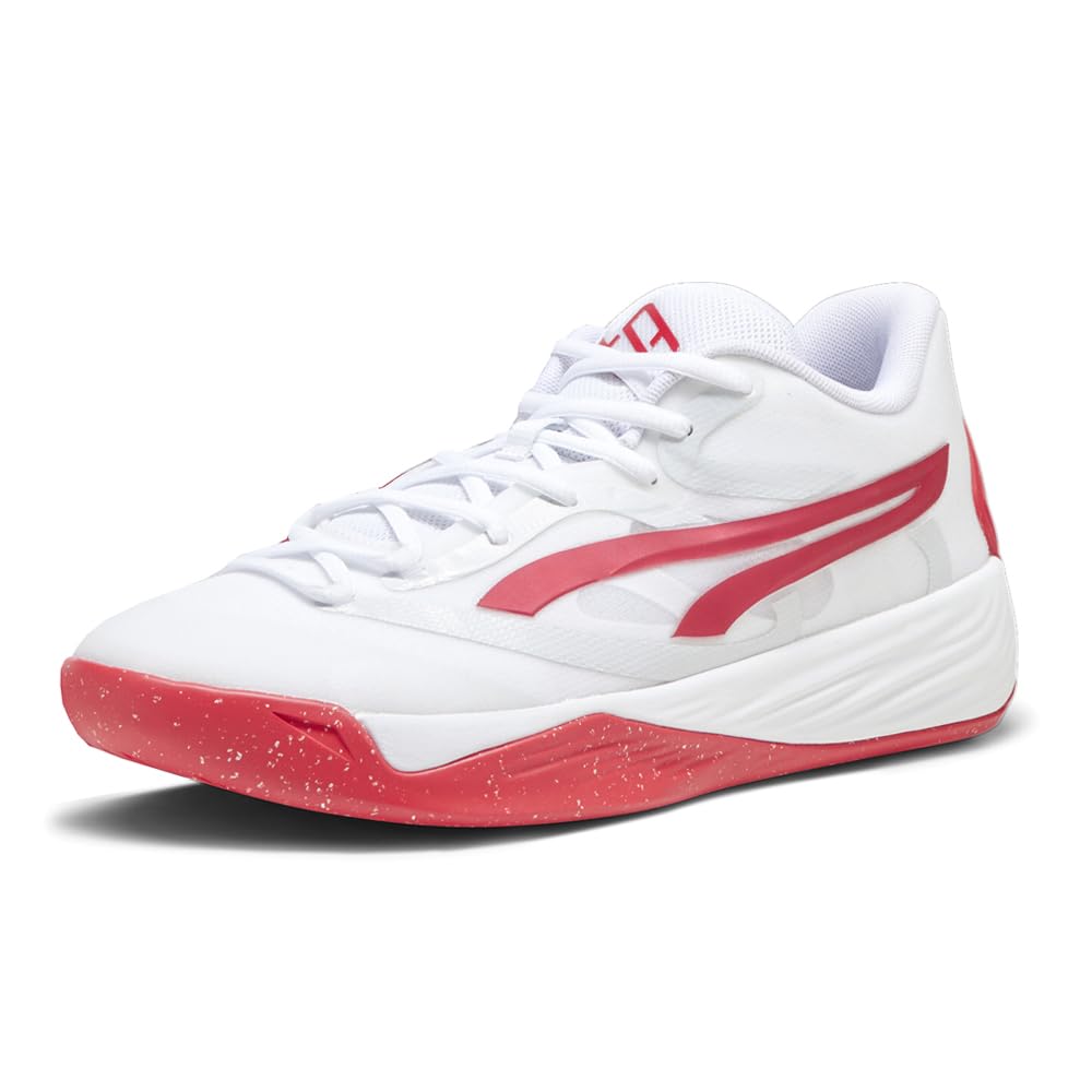 PUMA Womens Team Stewie 2 Basketball Sneakers Shoes - White - Size 7.5 M