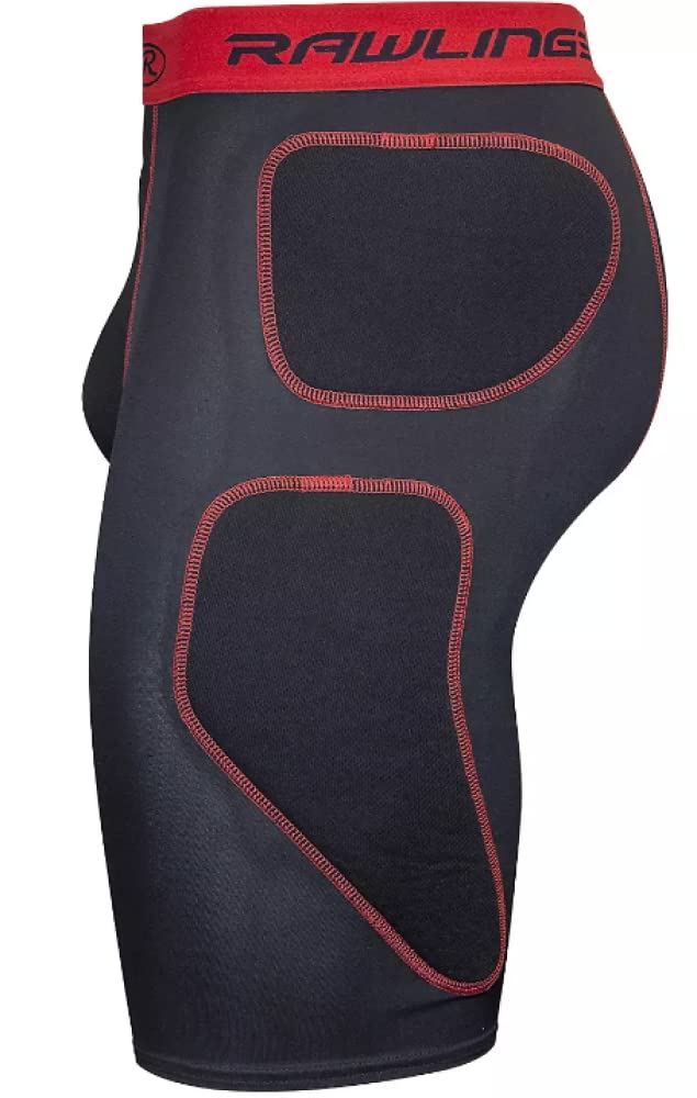 Rawlings | Baseball Slider Short | Adult Small | Black
