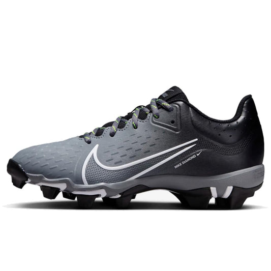 Nike Hyperdiamond 4 Keystone Molded Softball Cleats SZ 8 Black | White | Gray