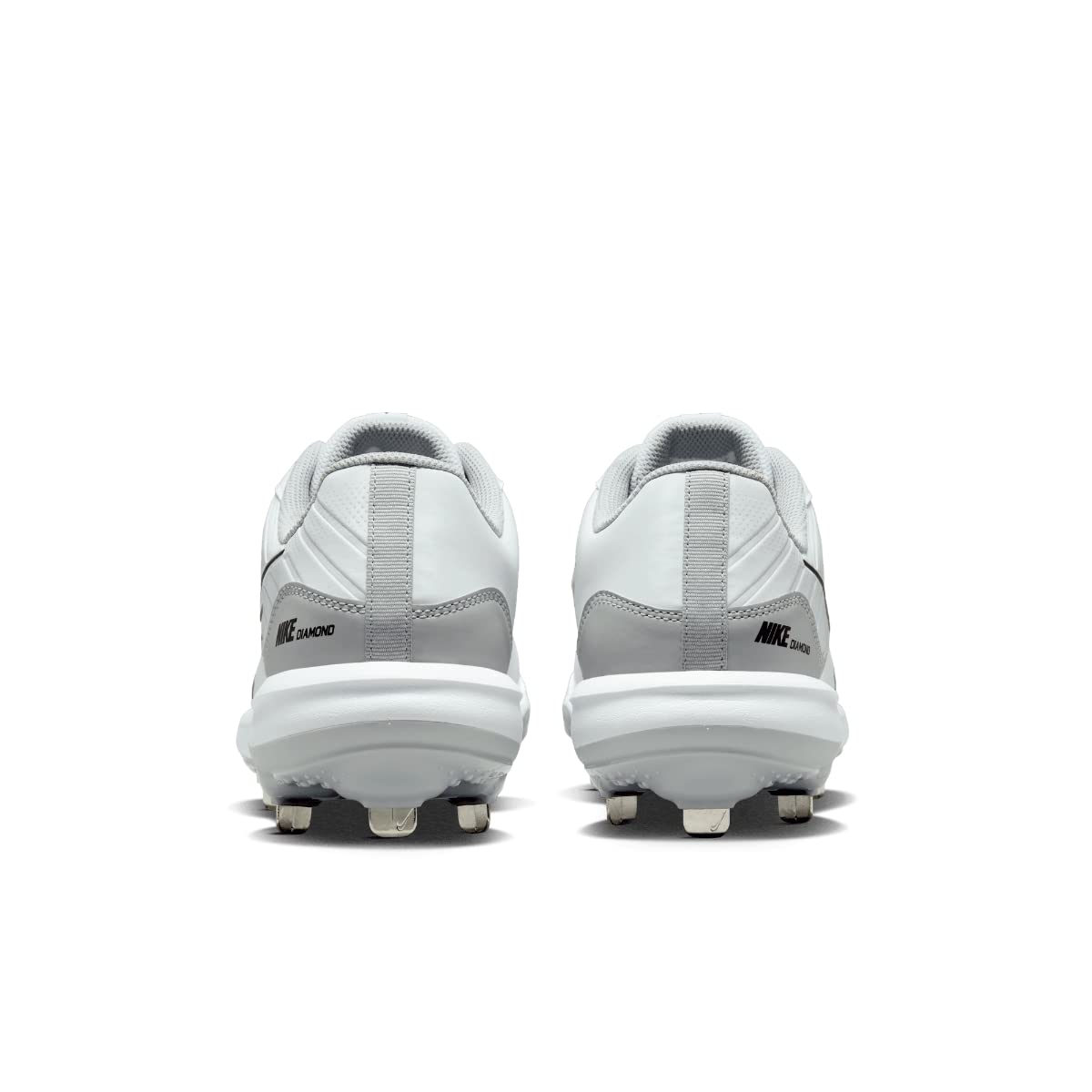 Nike mens Alpha Huarache Varsity 4 Low Metal Baseball Cleats, Black Gray, 13